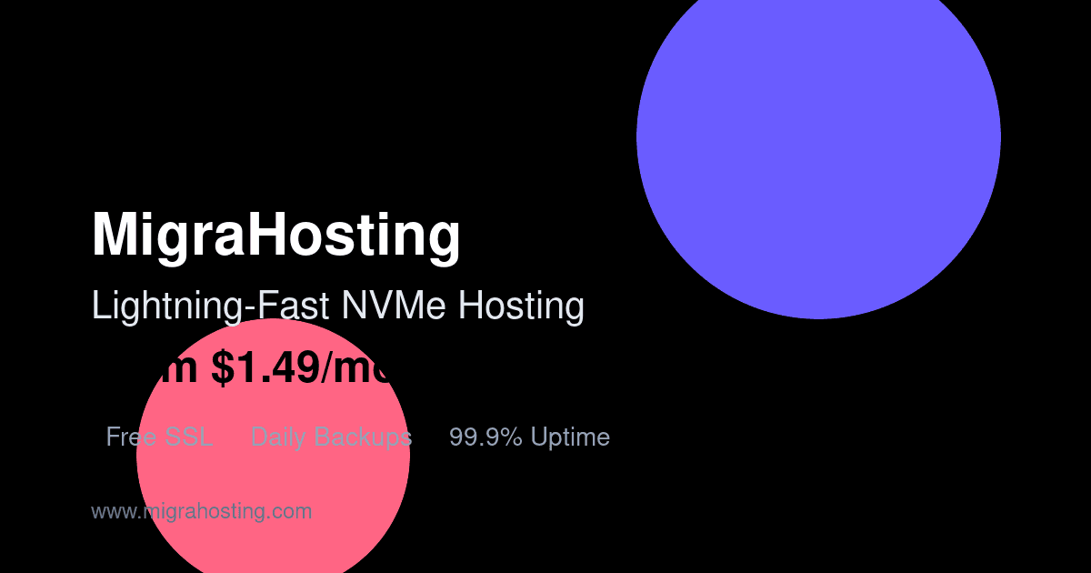 MigraHosting corporate portfolio preview
